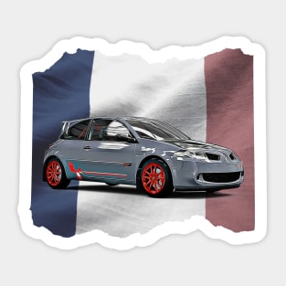 Renault Megane R26 France Print Sticker